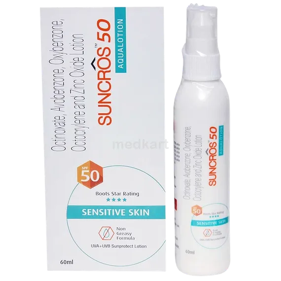 suncros 50aq lotion 60 ml